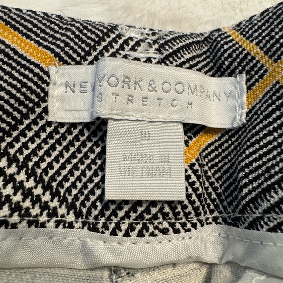 New York & Company Plaid Audrey Stretch Ankle Pants - Picture 6 of 6